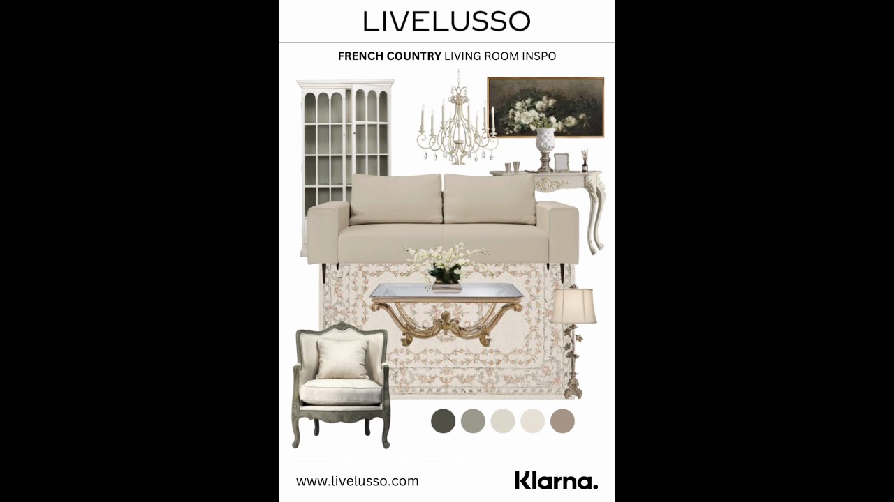 Udine sofa with french country living room