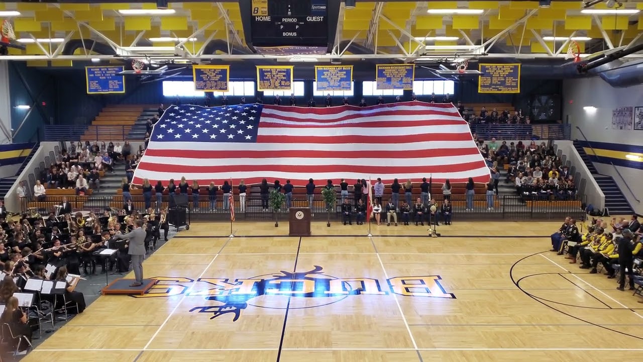 2022 Veterans Day Assembly, God Bless America
