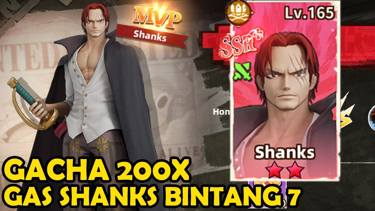 GACHA 200X !! MENUJU SHANKS YONKO BINTANG 7 - OP SAILING KINGDOM