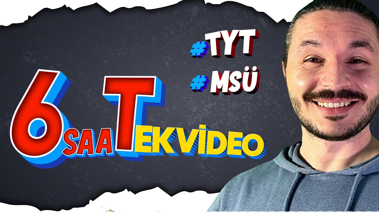 MSÜ/TYT 6 SAAT TEK VİDEO -  COĞRAFYA GENEL TEKRAR  #msü #tyt