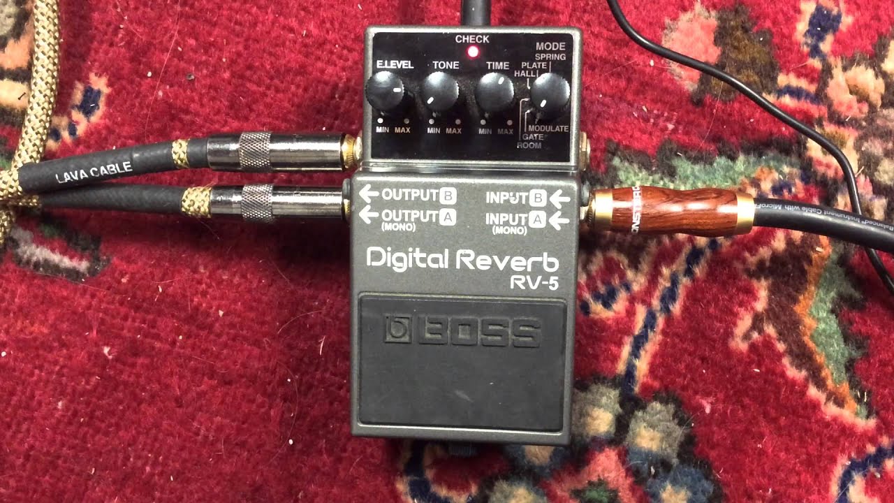BOSS RV-5 Digital Reverb Guitar Pedal