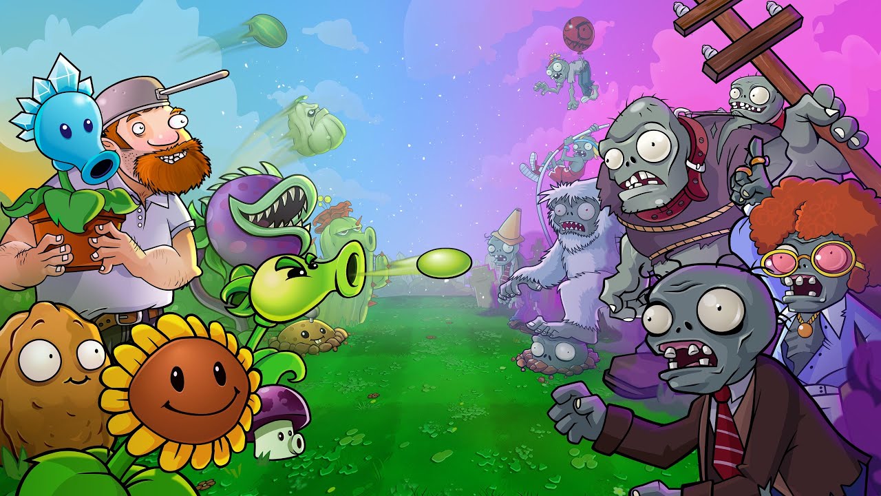 Plants vs. Zombies | Night Levels 1-10 (Part 2) No Commentary Gameplay {Co-Op}
