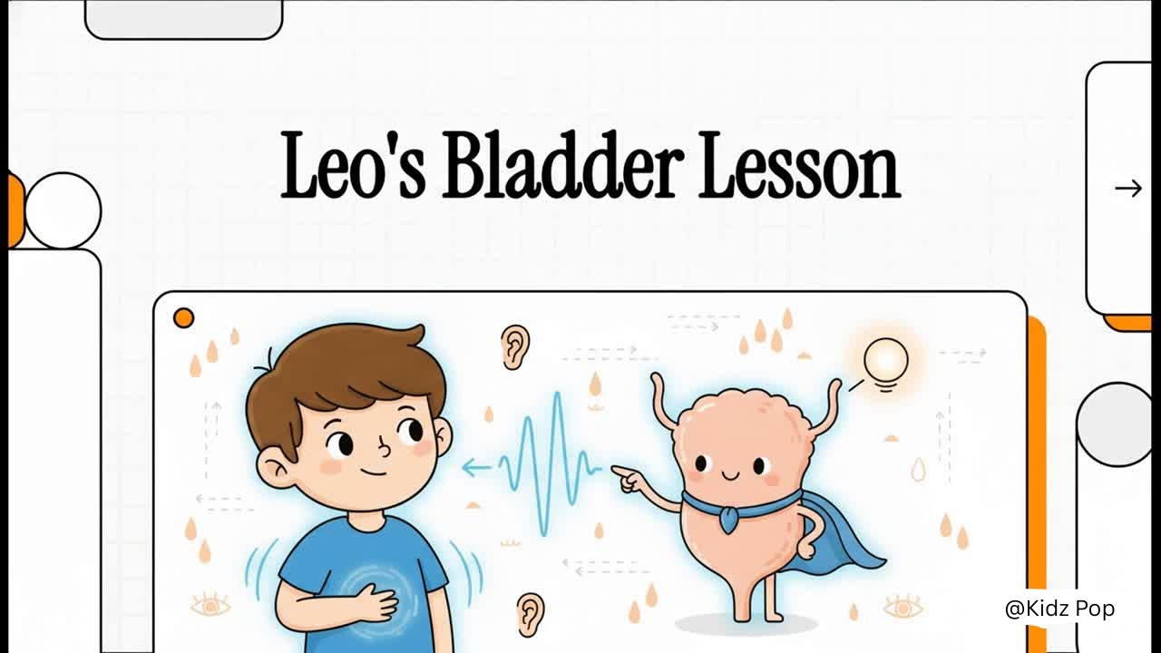 What Happens If You Hold Their Pee Too Long | Healthy Bathroom Habits Story for Kids
