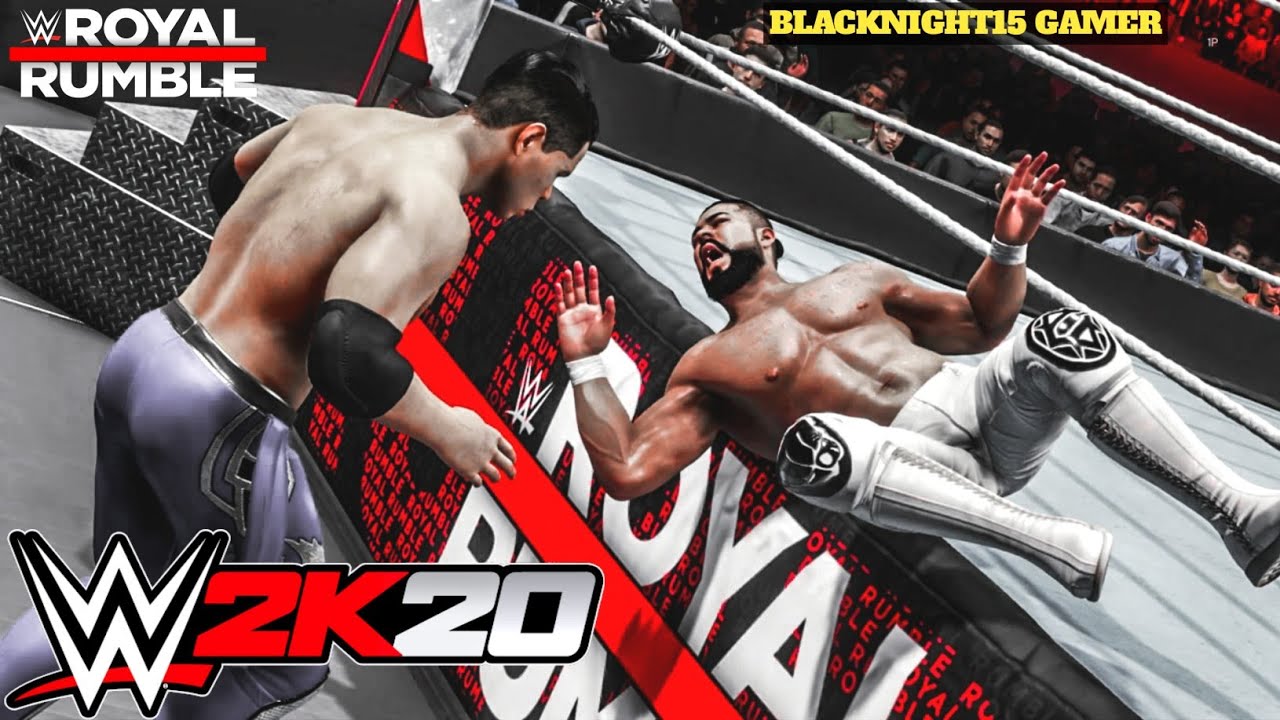 WWE 2K20: Humberto Carrilo vs Andrade - Royal Rumble 2020 | United States Championship Gameplay