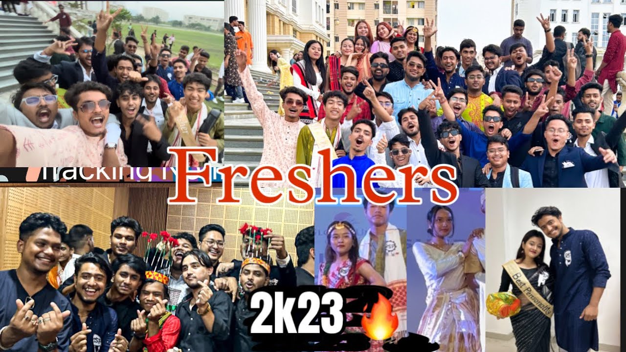 Freshers ✨🫶 2k23 🤩 ROYAL GLOBAL UNIVERSITY ￼🎓Guwahati