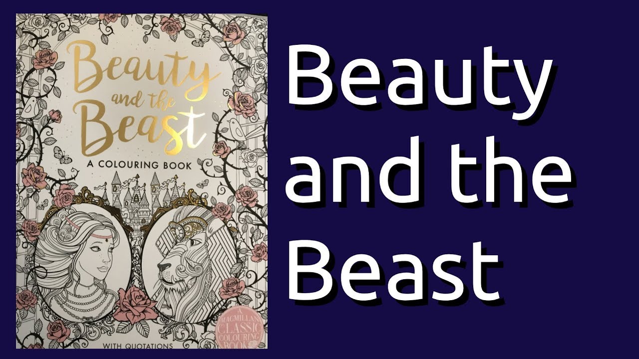Coloring Book Flip Through: Beauty and the Beast