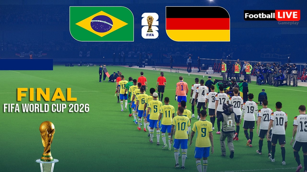BRAZIL vs GERMANY - Final FIFA World Cup 2026 | Full Match All Goals | Simulation PES