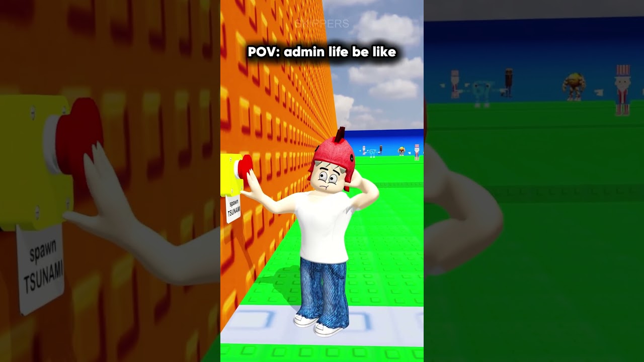 POV: admin life be like In escape Tsunami 🤣 #roblox #escapetsunamiforbrainrots #usa