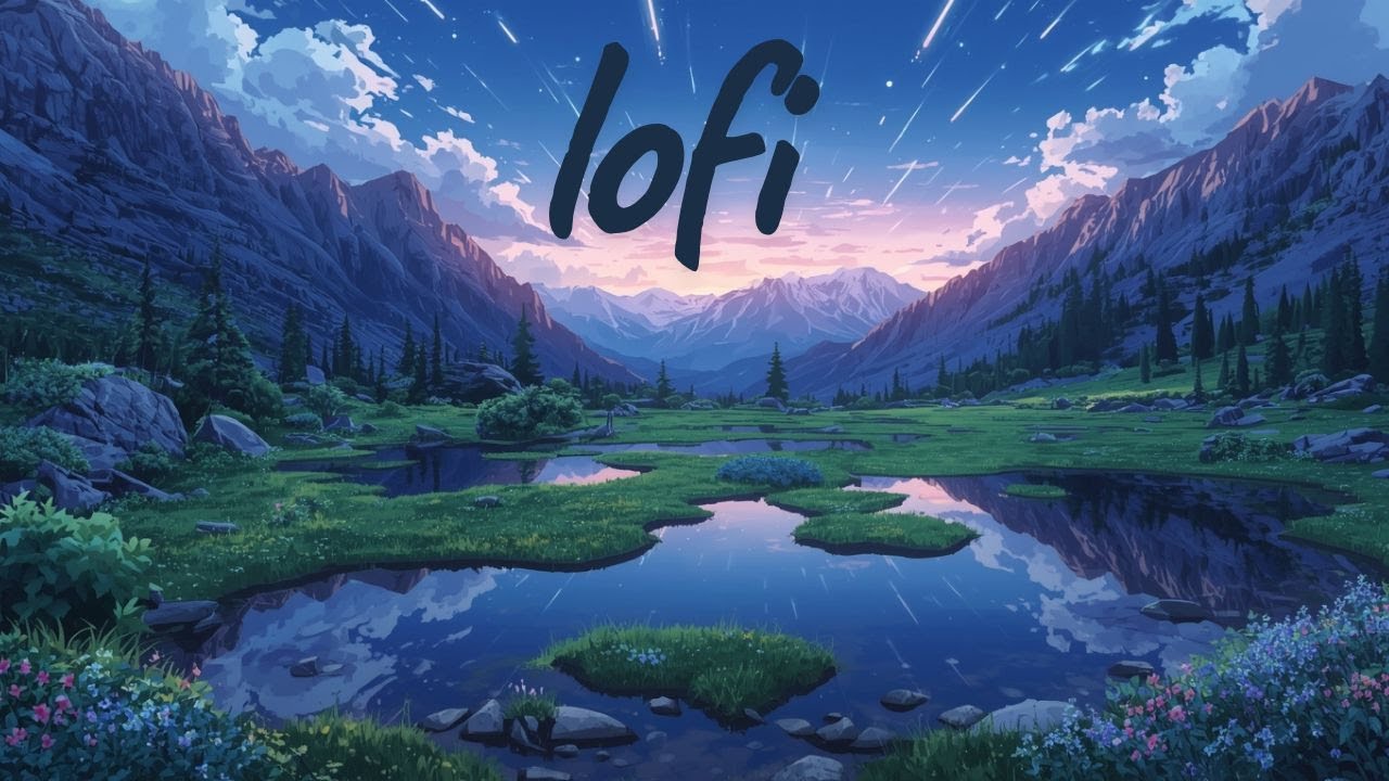 Chill & Relaxing Lo-Fi | Quiet Lakes Under Falling Stars
