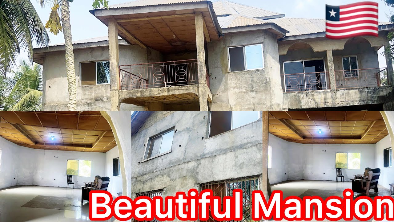 She left America and building one of the biggest mansion \ house in Liberia on RIA road