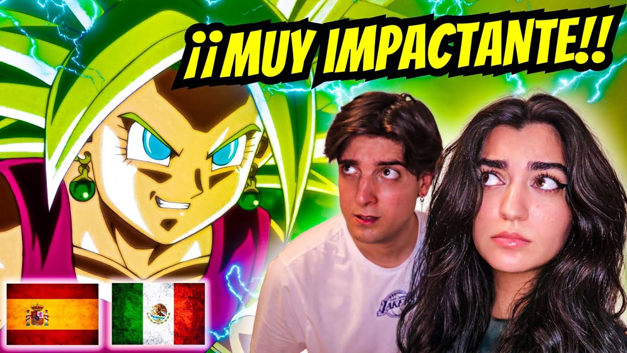 ESPAÑOLES REACCIONAN A DRAGON BALL LATINO VS ESPAÑOL🔥GOKU VS KEFLA🔥🐲DOBLAJE LATINO🐲