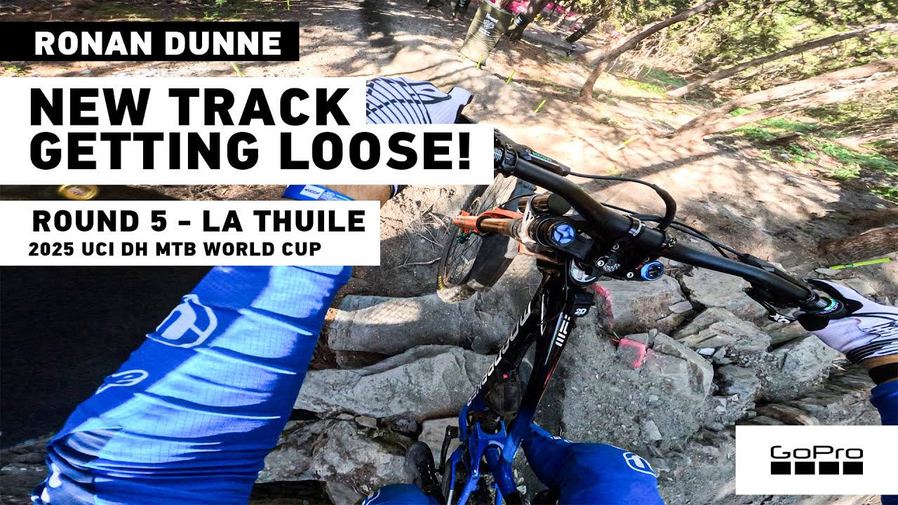 GoPro: Ronan Dunne Getting Loose in Timed Training -  La Thuile -  '25 UCI DH MTB World Cup