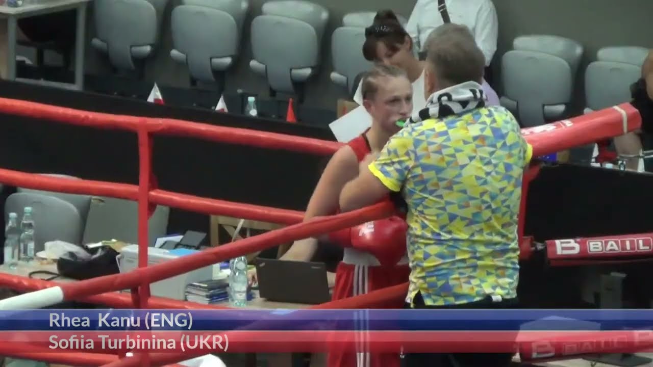 🥊 Rhea Kanu (ENG) vs. Sofiia Turbinina (UKR) – Senior Women’s Bout 🥊
