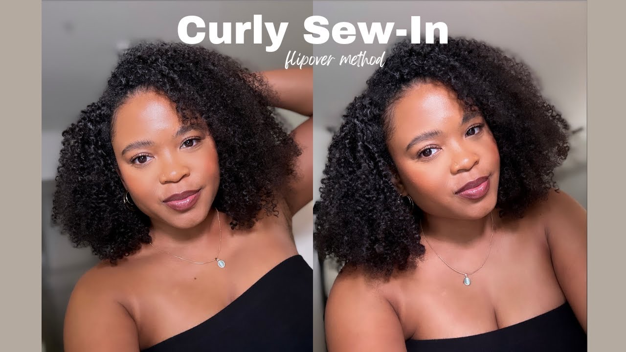 Curly Hair Flipover Method | VShow Afro Kinky Curly Hair | Wash and Go