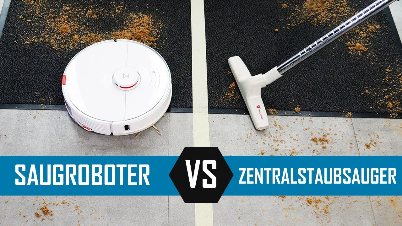 Saugroboter gegen Zentralstaubsauger - Wer gewinnt den Vergleich?