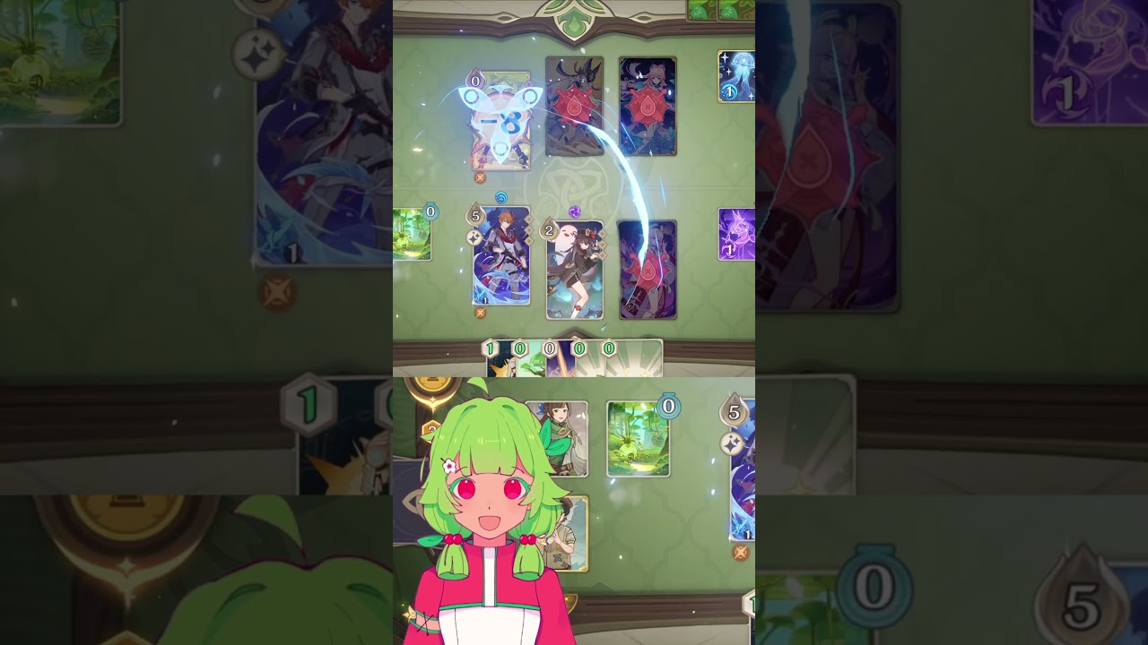 GREEN HAIR (COLLEI) VS. GREEN HAIR (ME) #genshinimpact #shorts