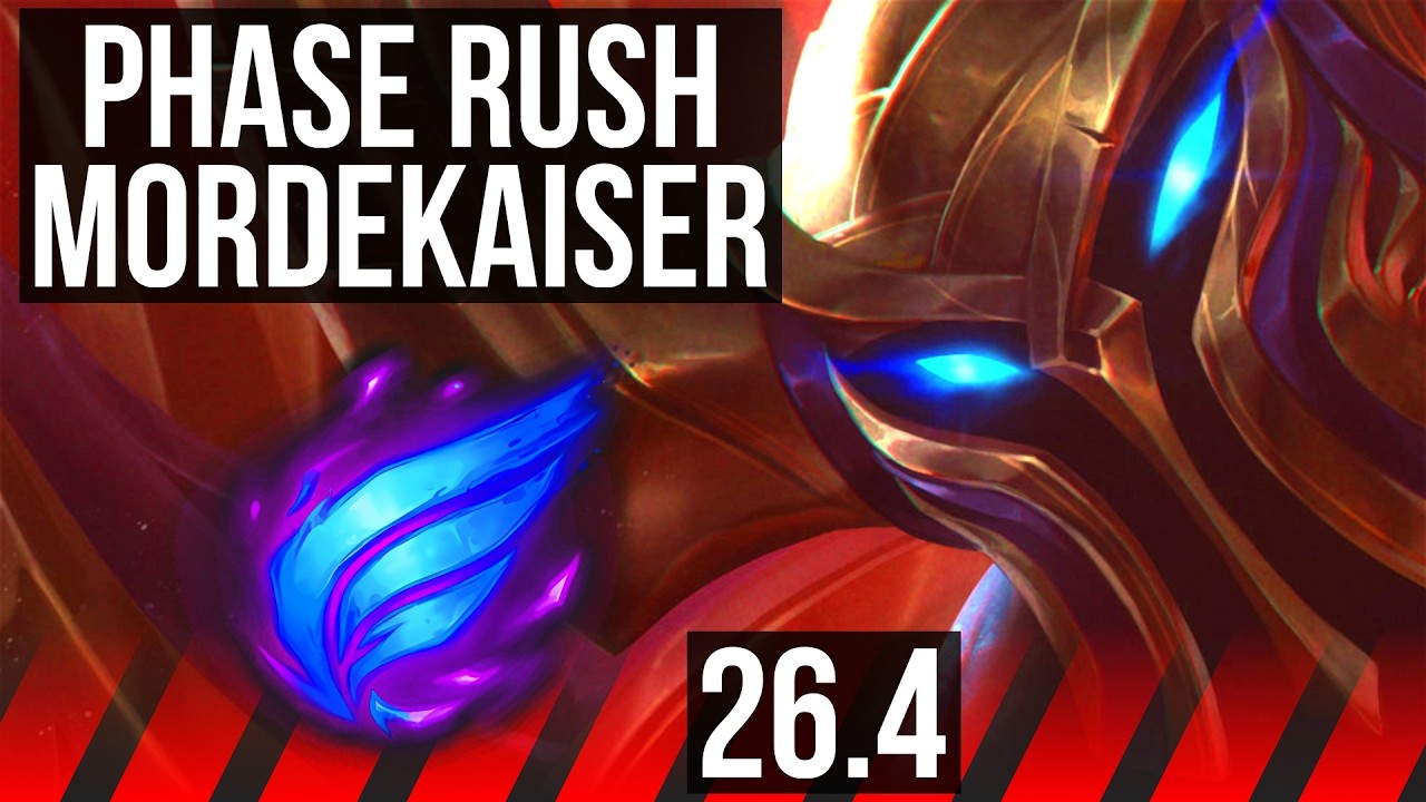 MORDEKAISER vs ZAAHEN (TOP) | Phase Rush | EUW Master | 26.4