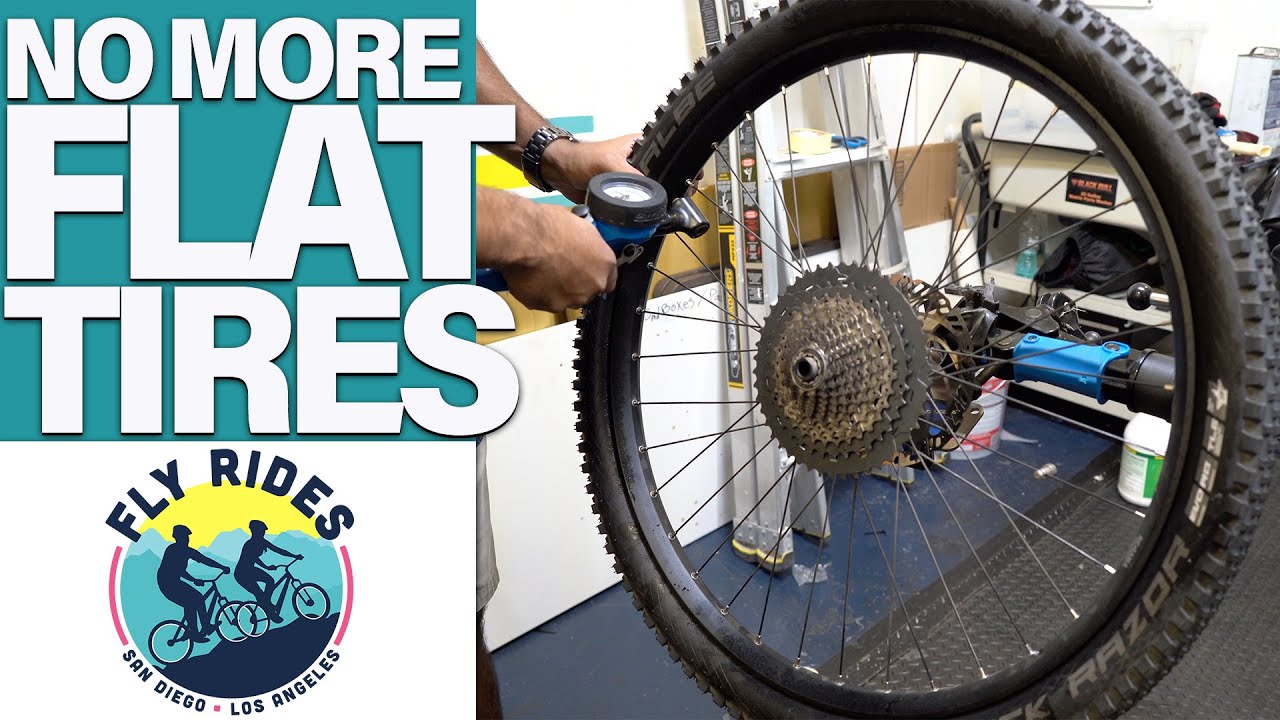 Best Ways to Prevent a Flat Tire on an Electric Mountain Bike | Tubeless Tires, Liners & Inserts