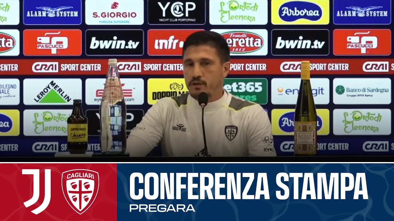 SERIE A ENILIVE |  MISTER PISACANE IN CONFERENZA STAMPA |  JUVENTUS - CAGLIARI