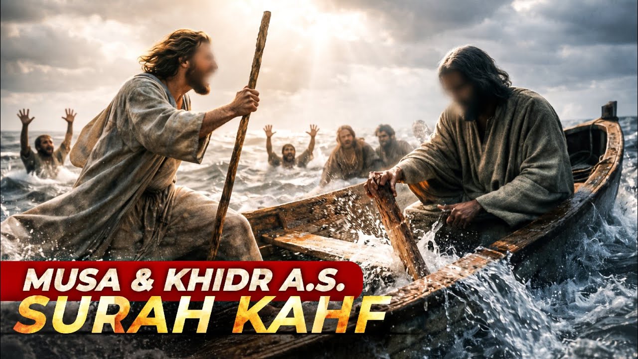 Musa & Khidr AS ⛵ (3rd Fitnah in Surah AL-Kahf)