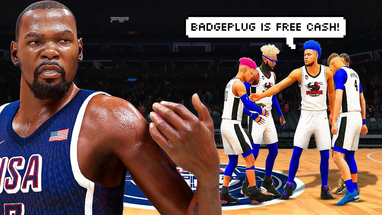 We wagered a COMP PRO-AM team for $1500 with my KD build on NBA 2K26..