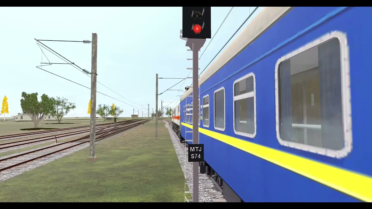 HWH EXP Departs MTJ #PF9 & Trouble ahead😵‍💫| Realistic Indian Railways Simulation | TheRailwayStory
