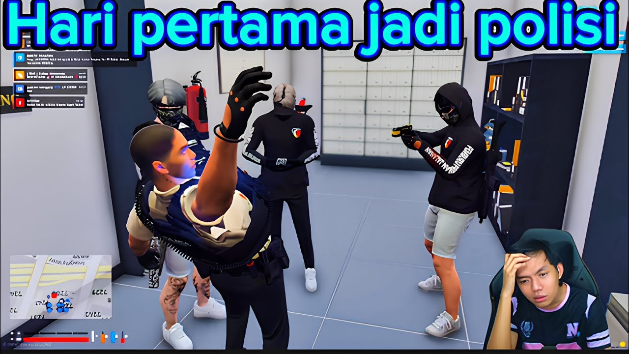 EMOSI‼️HARI PERTAMA MUNGKUNG JADI POLISI - GTA 5 ROLEPLAY #slebewgaming #mungkung #msf 