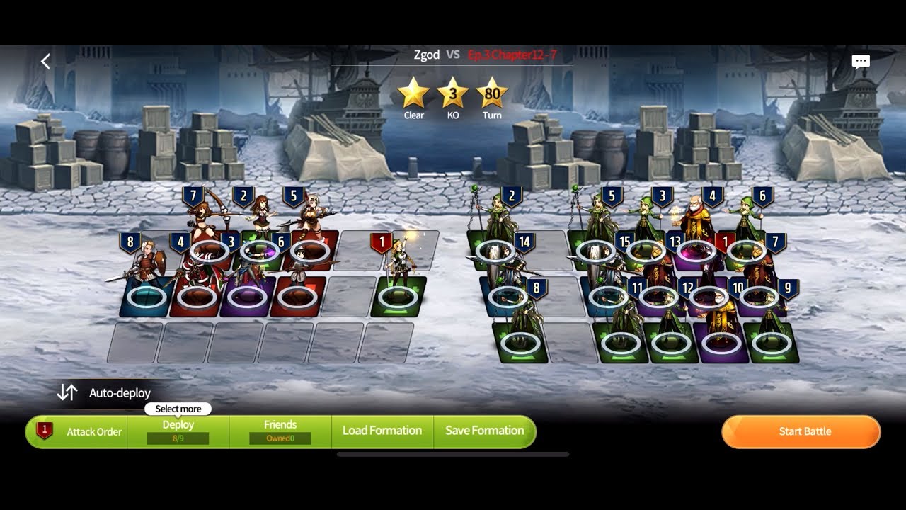 BraveNine Story - Normal 12-7 Perfect Win