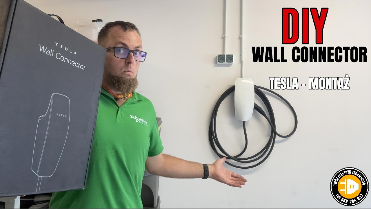 DIY Tesla Wall Connector &ndash; montaż krok po kroku w polskim garażu