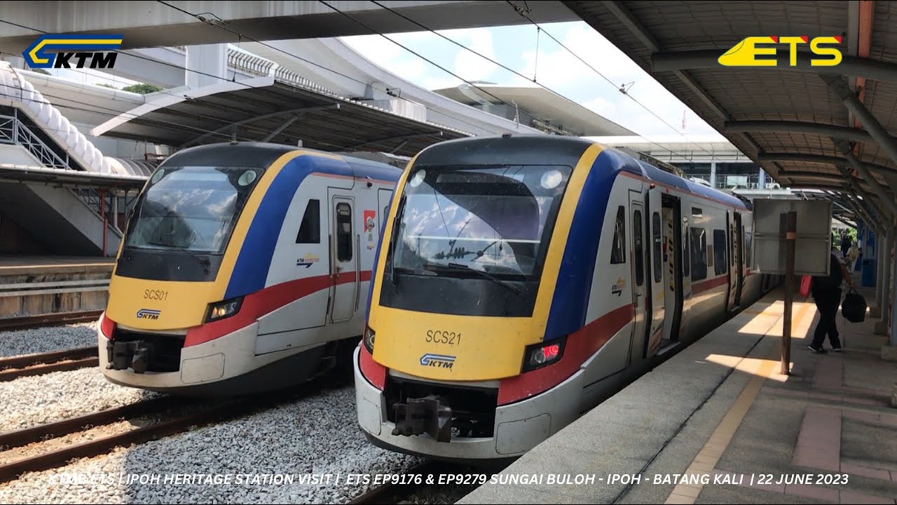 KTM ETS | EP9176 & EP9279 Sungai Buloh - Ipoh - Batang Kali train ride | Ipoh Heritage Station Visit