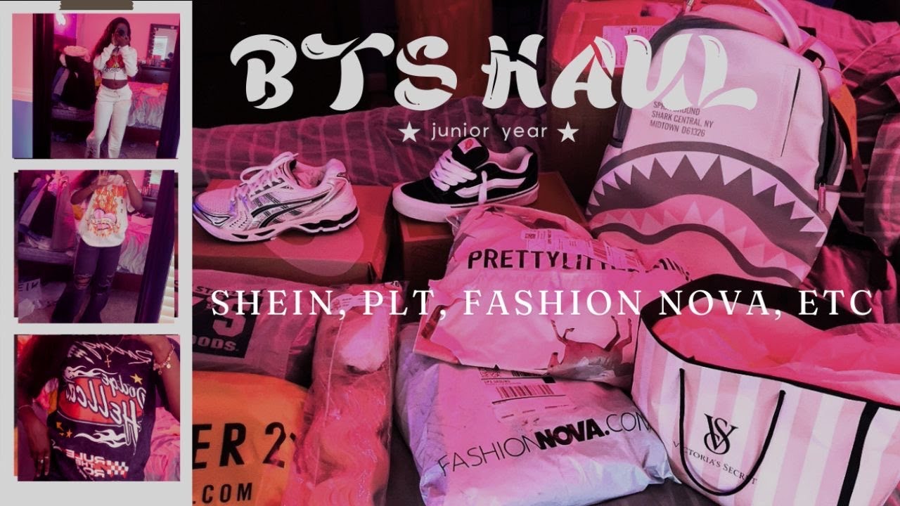 junior year back to school clothing haul | shein, plt, fashion nova, etc