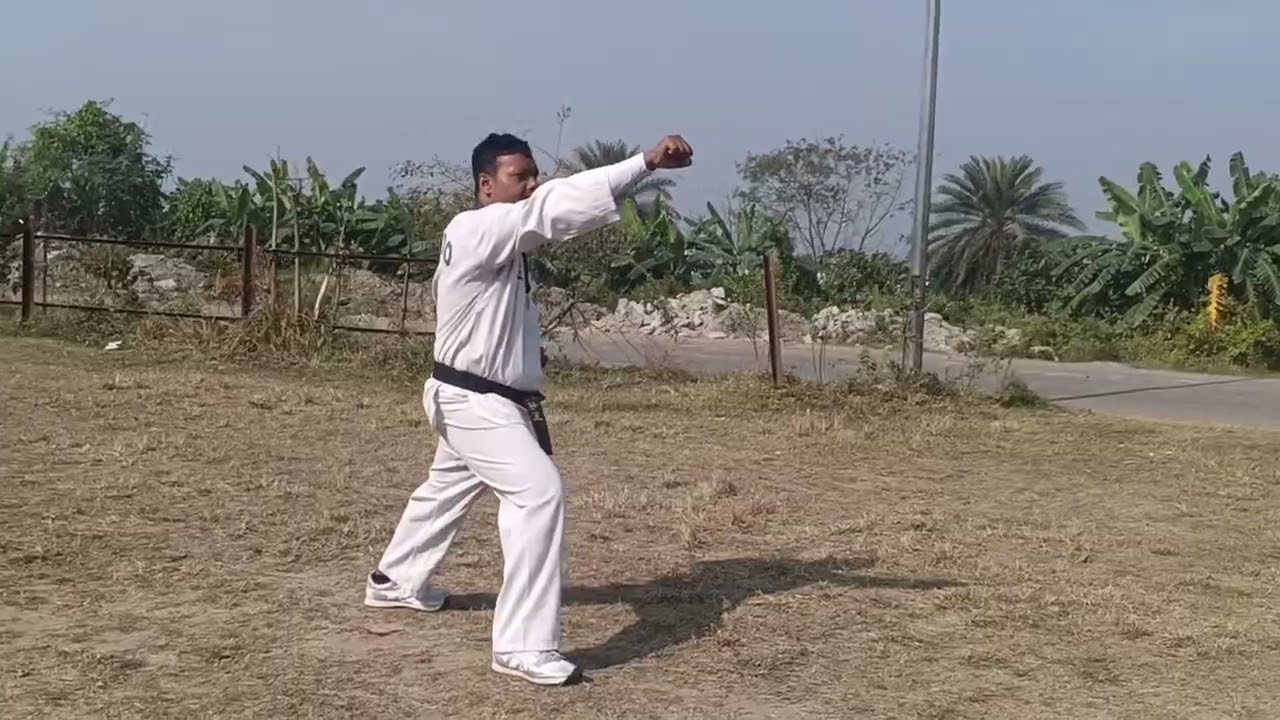 Taekwondo pattern ( 2  ) practice 💪.                        