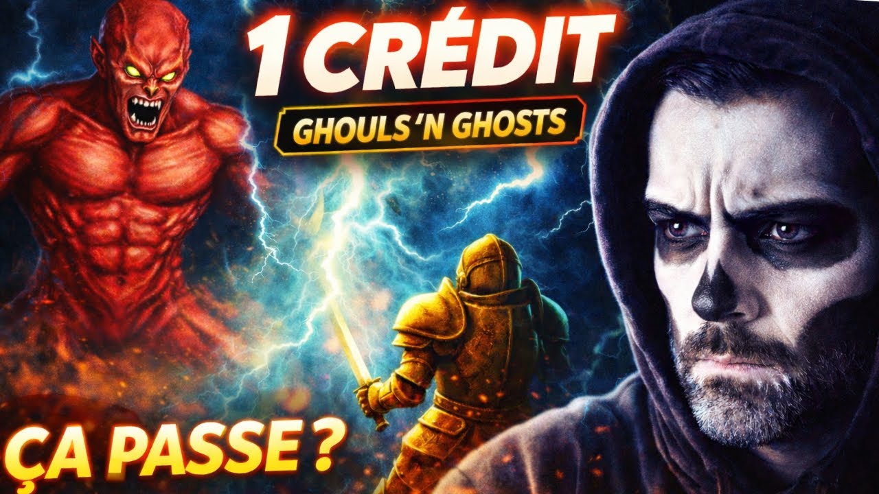 Ghouls’n Ghosts/Daimakaimura  : J’ai tenté l’impossible en One Credit (Hardest + Glitchs fous) 😨⚔️”