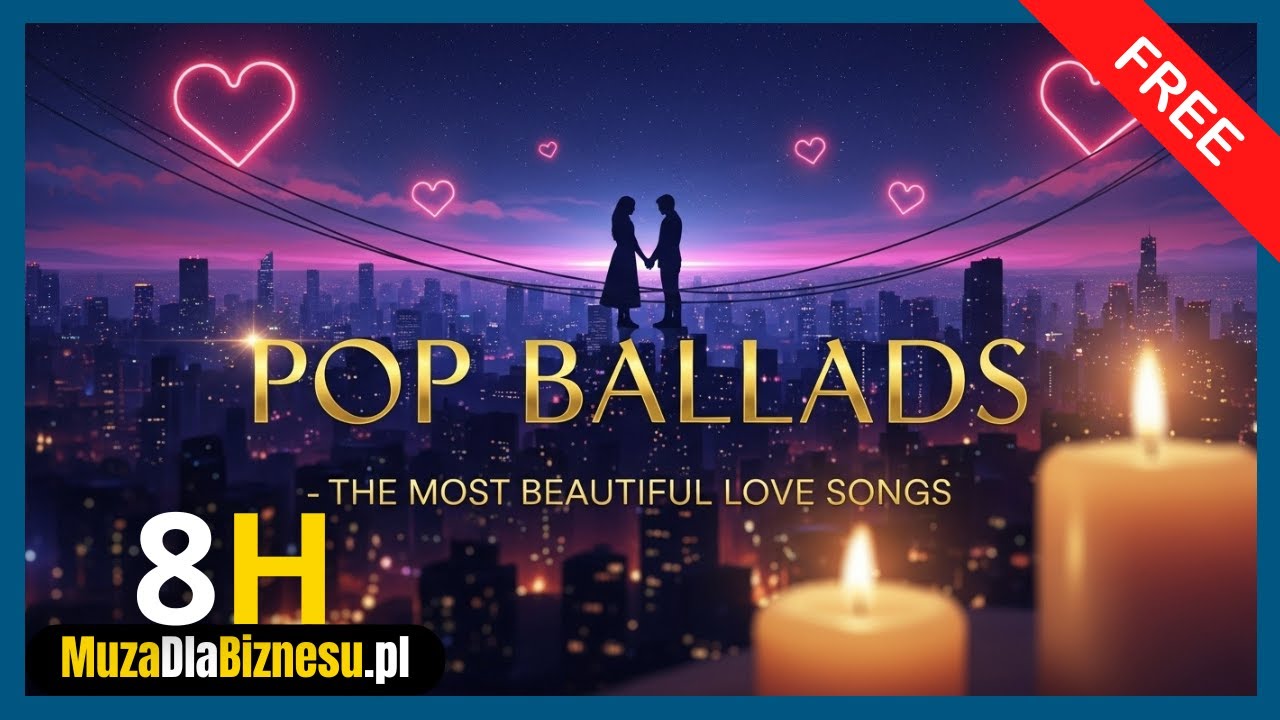8h Romantic Pop Ballads 💕 Best Love Songs Mix 2025 | Relaxing Background Music & World Hits FREE
