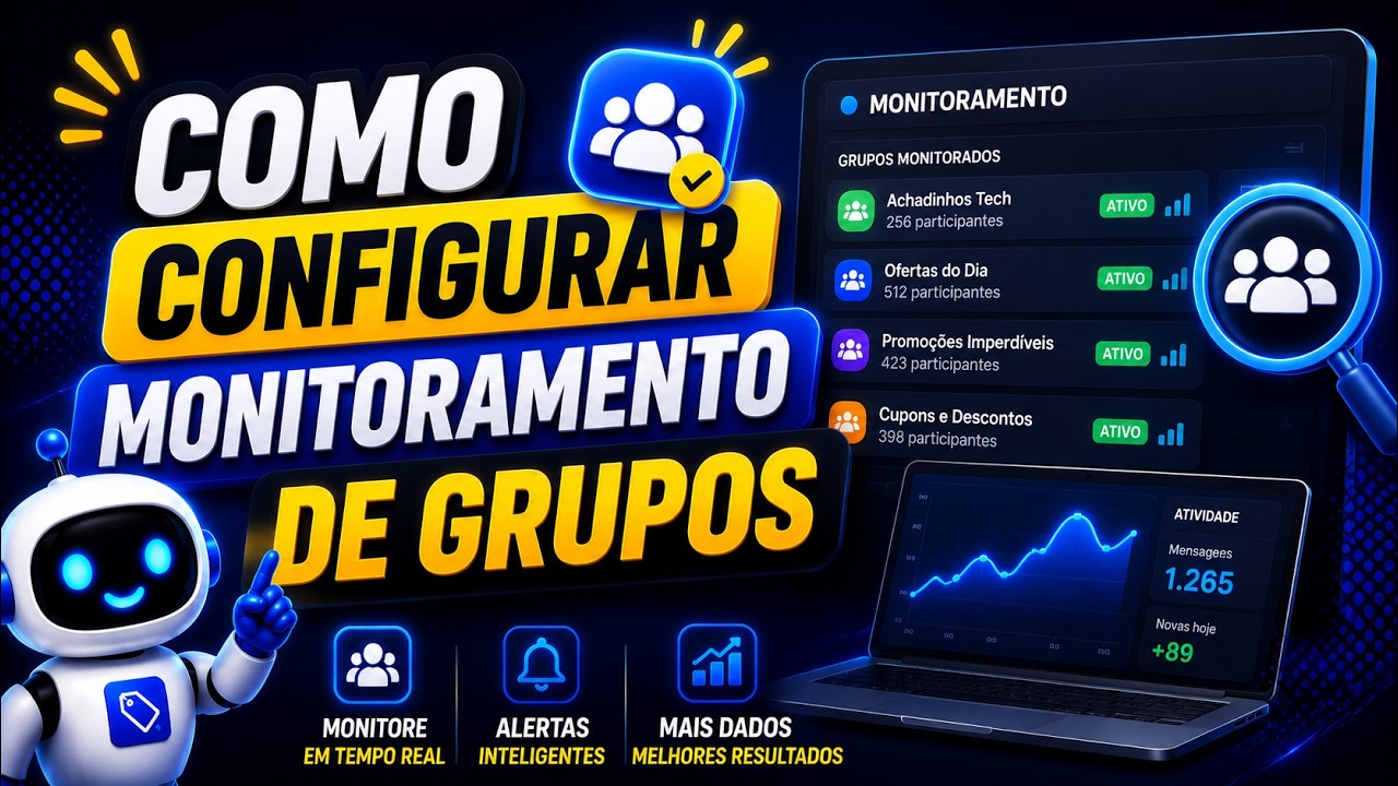 Como configurar o Monitoramento de Grupos (espelhamento) | Oferta Inteligente