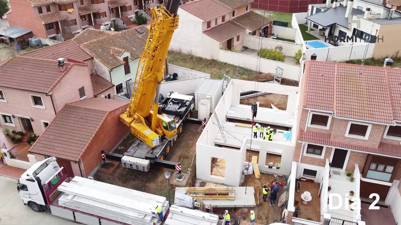 Vivienda modular en hormigón construida en Olmedo (Valladolid) por Hormitech