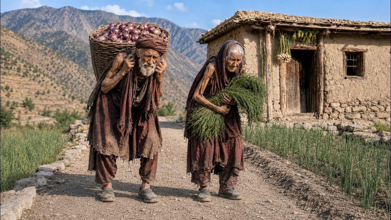 Life In Rural Afghanistan | The Lonely Life of a 100-Year-Old Couple in a Forgotten Mountain Home