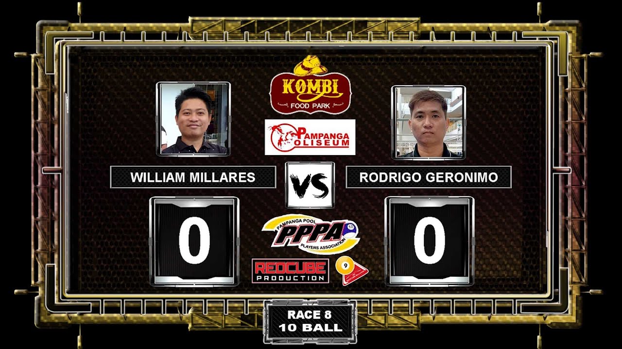 Rodrigo Geronimo vs William Millares | REDCUBE Billiards