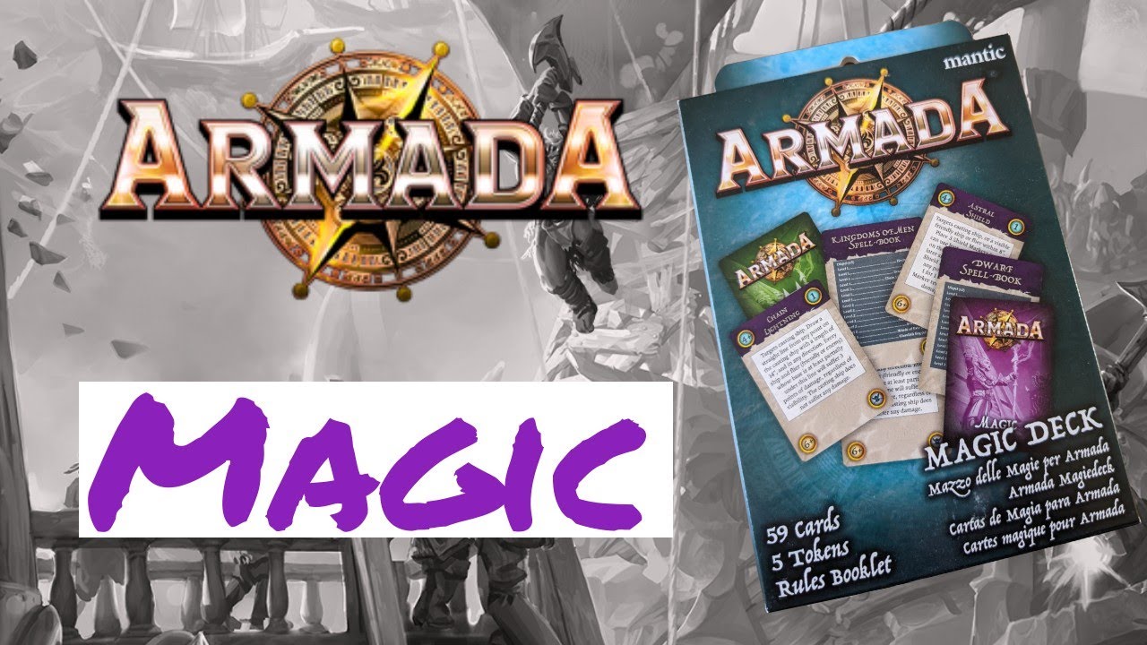 Kings of War Armada Magic Deck. Unboxing Rules review and more. Mantic Games