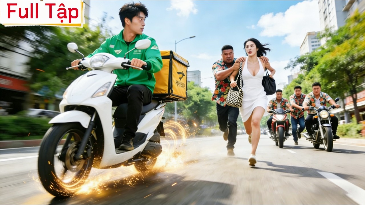 Chiến thần giao đồ ăn thấy nữ CEO bị hành hung, lao vào khống chế nhóm côn đồ