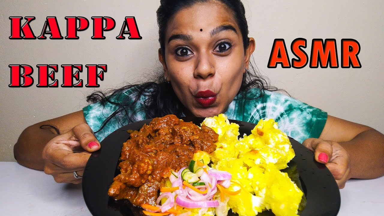 KAPPA BEEF ASMR|| MALAYALAM ASMR|| KERALA STYLE SPICY THATTUKADA KAPPA BIRIYANI| @earlybirdasmr