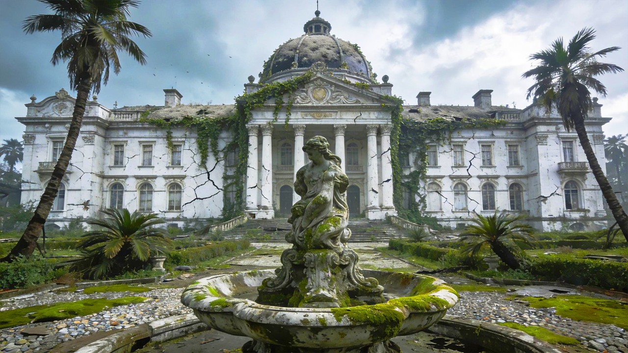 Abandoned Mansion Turned Into Epoxy Floors: 7 Beautiful Floral Interior Designs | Part 1