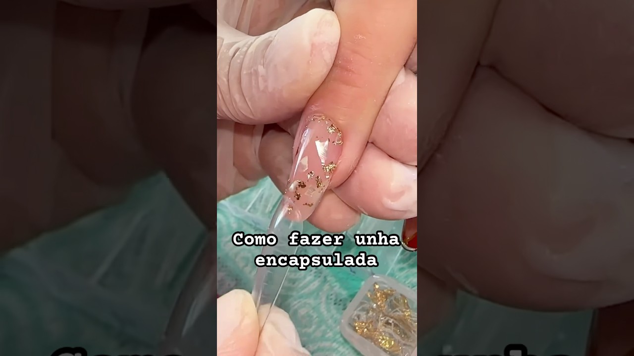 Como fazer unha encapsulada #unhaencapsulada #unhamolde #iniciantesunha #cursounhasdegel