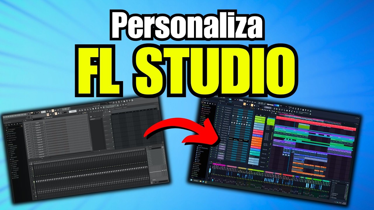 ✅Como PERSONALIZAR FL STUDIO | Temas, Mixer, Playlist, Piano roll y más
