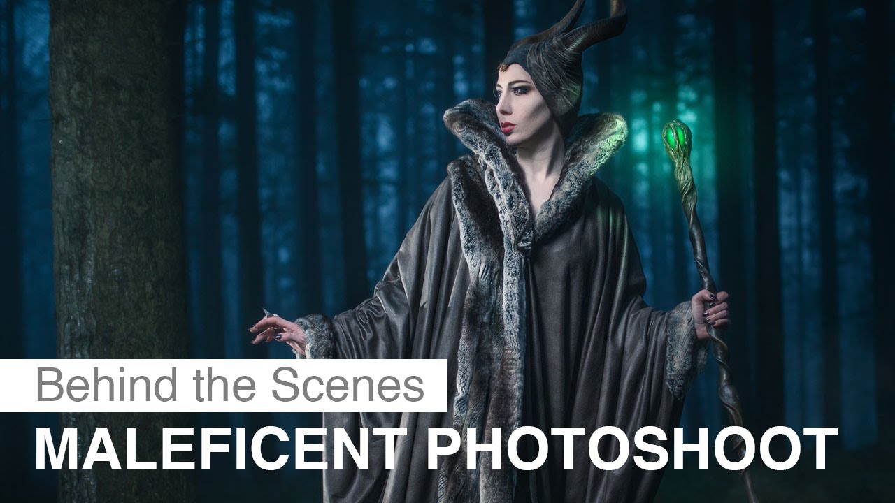 Maleficent Winter Photoshoot