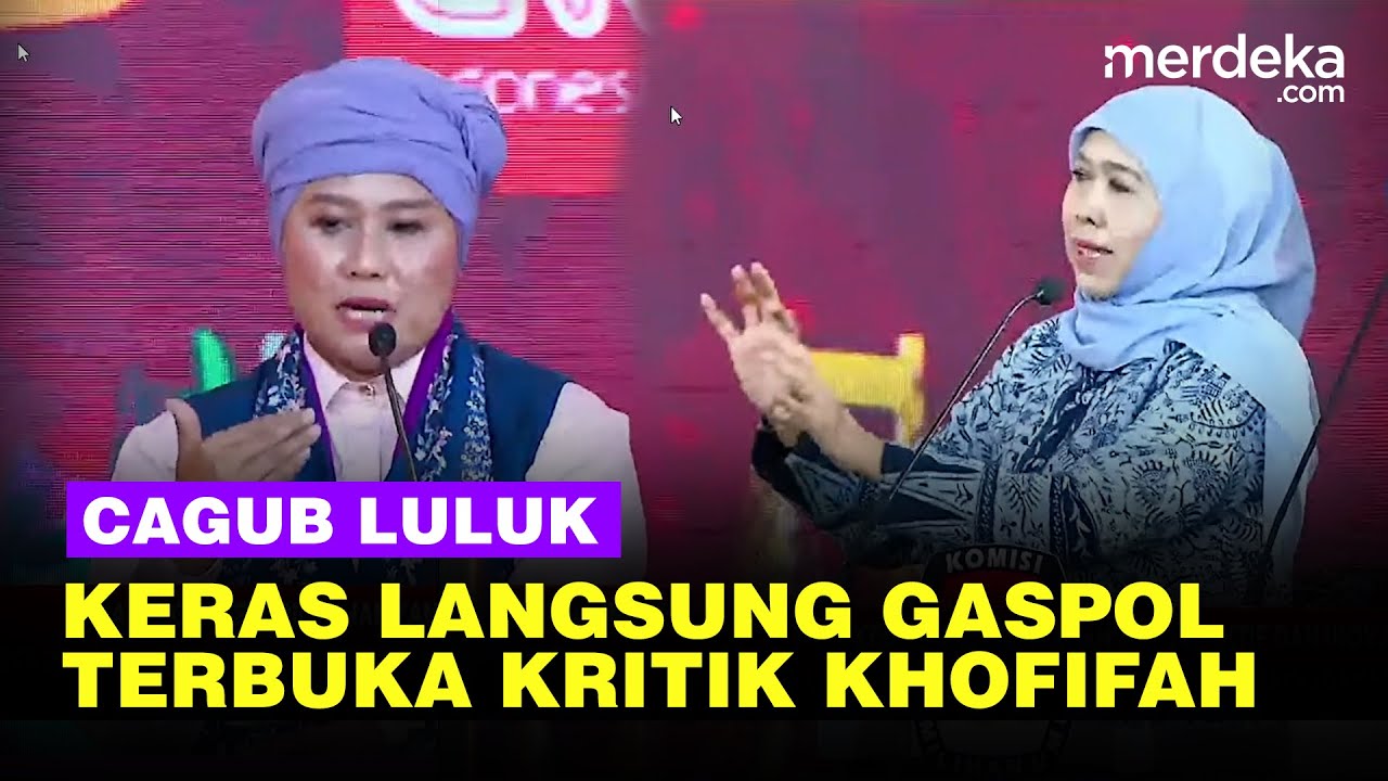 Cagub Luluk Langsung Gaspol, Keras Bicara Ordal & Tajam Kritik Khofifah di Debat Jatim