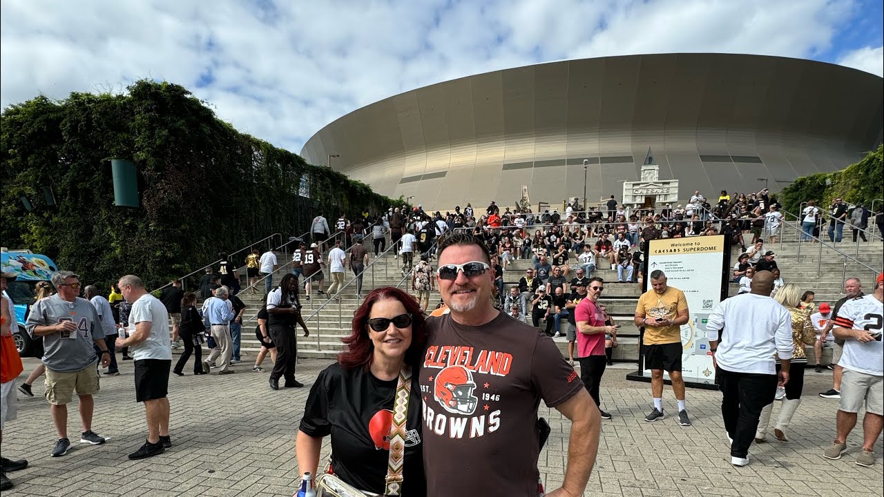 Our Trip to New Orleans- Cleveland Browns at New Orleans Saints