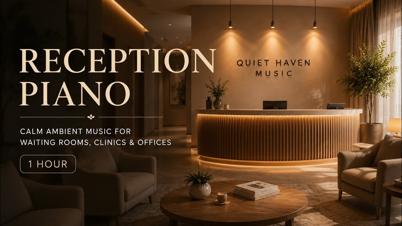 Elegant Reception Piano | Calm Ambient Music for Waiting Rooms, Clinics & Offices (1 Hour)