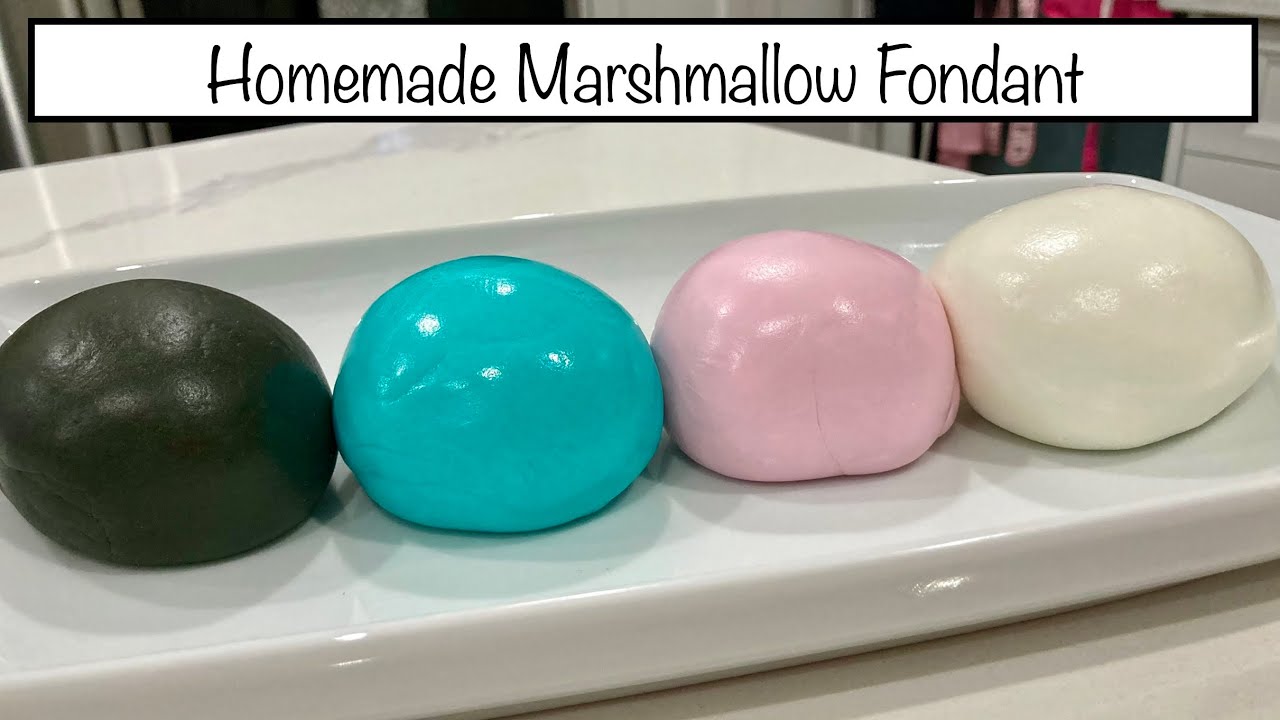 NO FAIL Jet Black Marshmallow Fondant | Recipe&Tips on How to Make Vibrant Coloured Fondant at Home