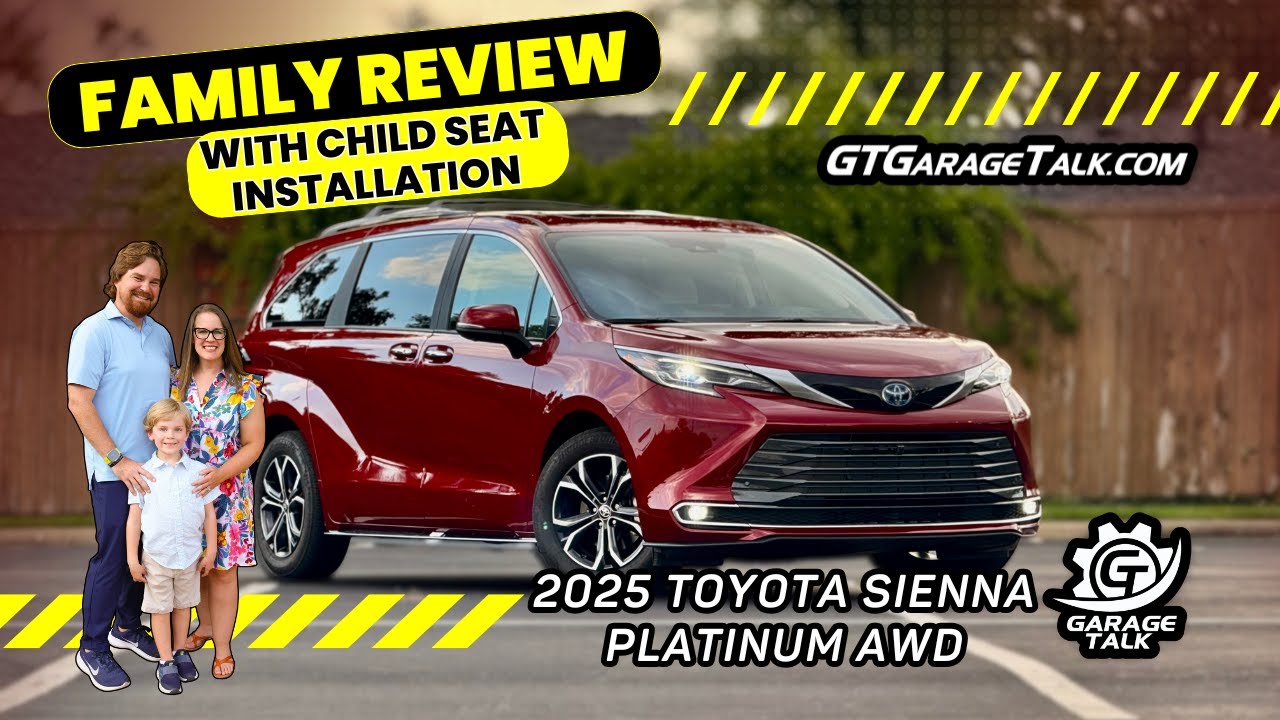 2025 Toyota Sienna Platinum AWD // Family Review with Child Seat Installation